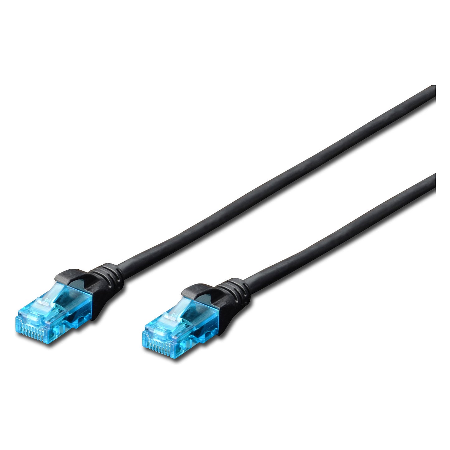 DIGITUS Patchkabel RJ45 U/UTP Cat5e 1.00m sch. Hebelschutz Polybeutel