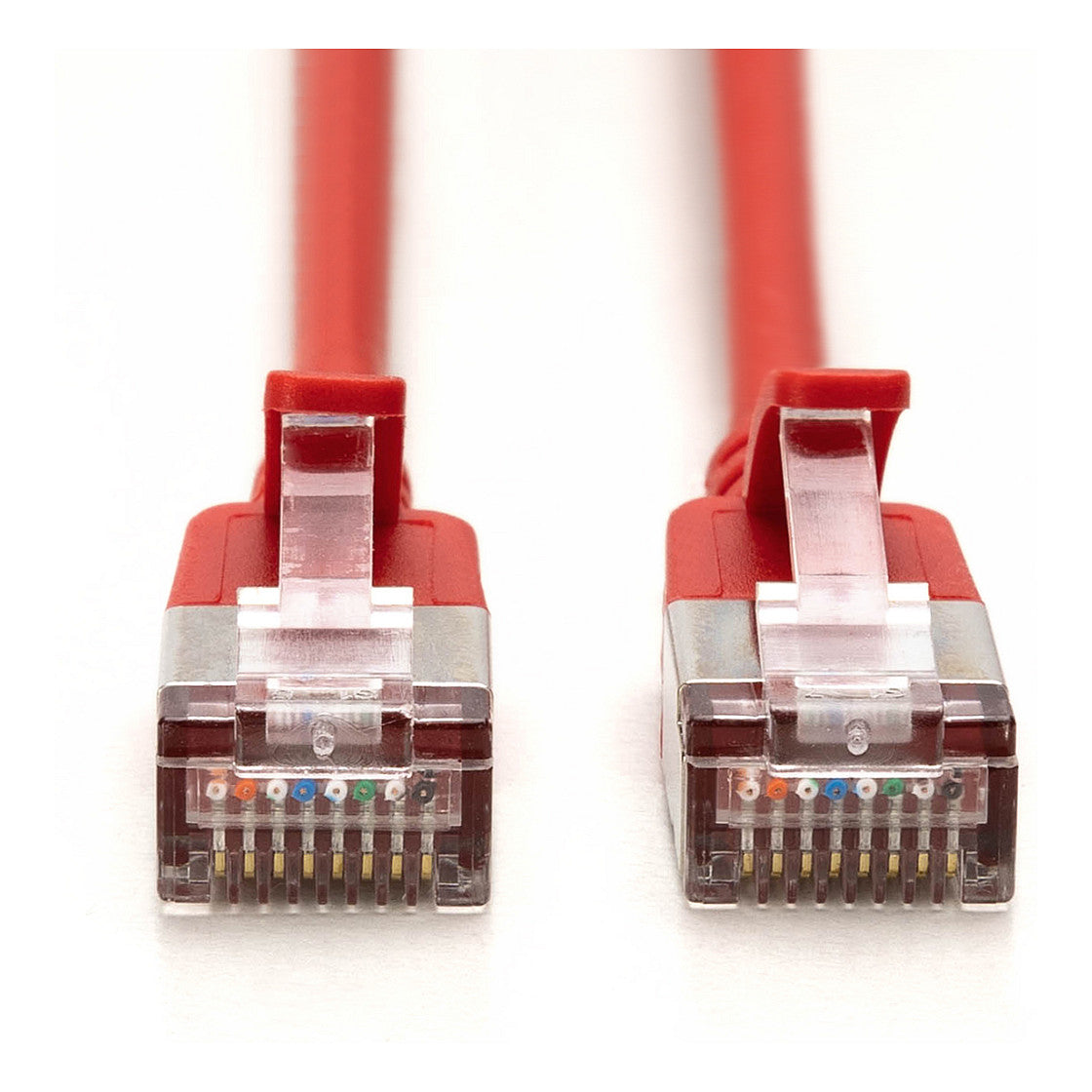 DIGITUS Patchkabel CAT 6A F/FTP Slim 5,00m rot