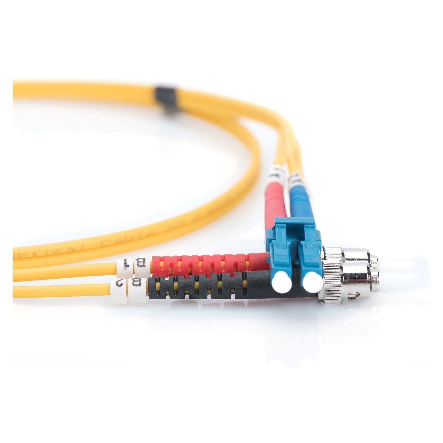 DIGITUS LWL Patchkabel LC -> ST 2.00m Singlemode Duplex OS2