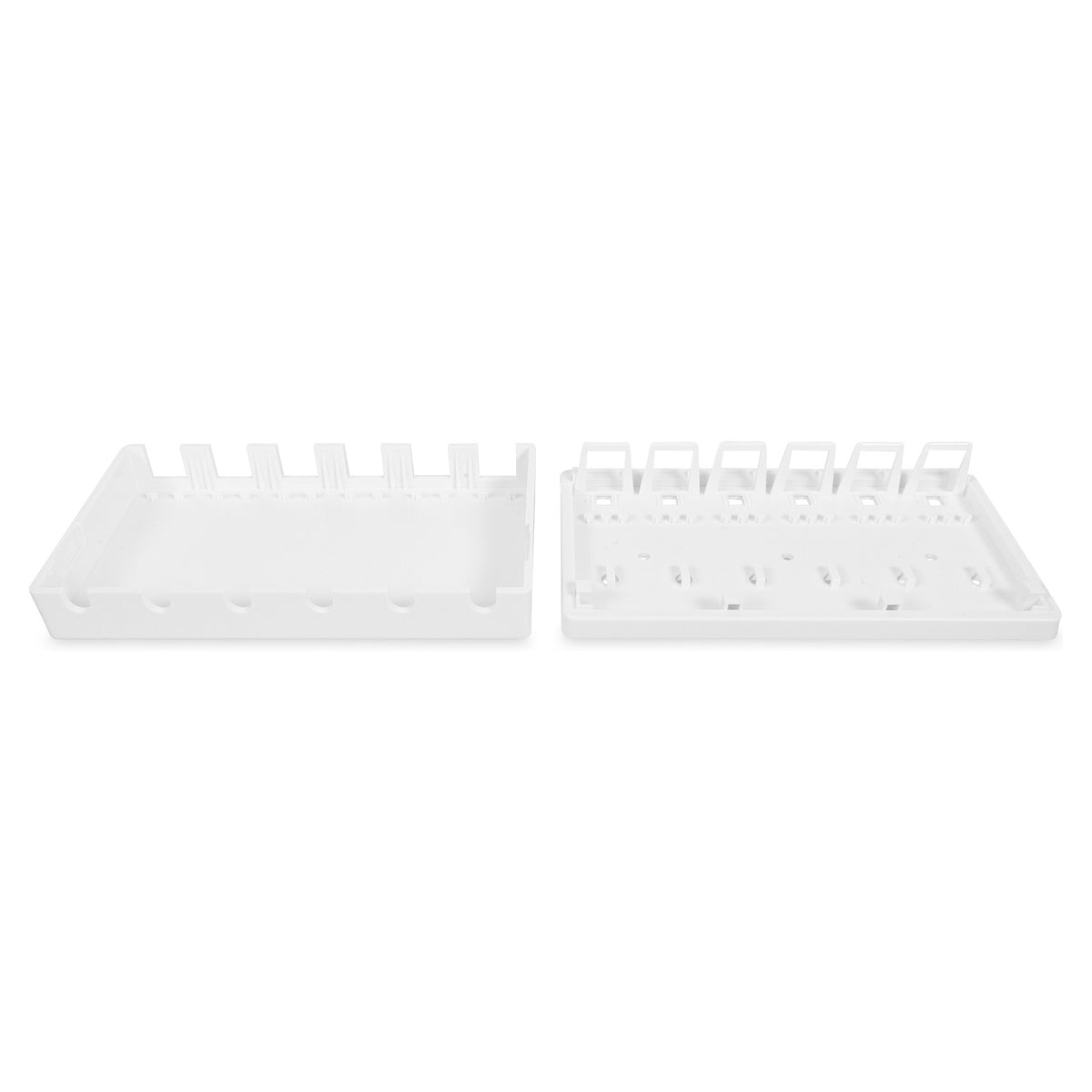DIGITUS Gehäuse für Keystone Jacks 6-Port. weiß. Aufputzbox