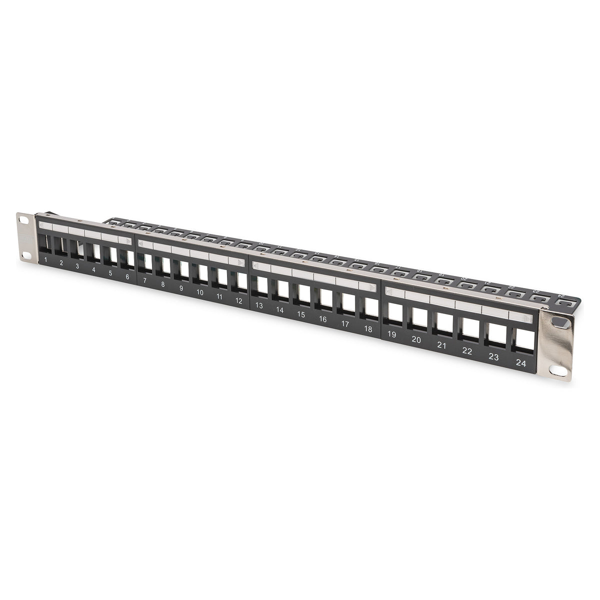 DIGITUS Patchpanel 1HE 24-Port Rackmount Modular geschirmt