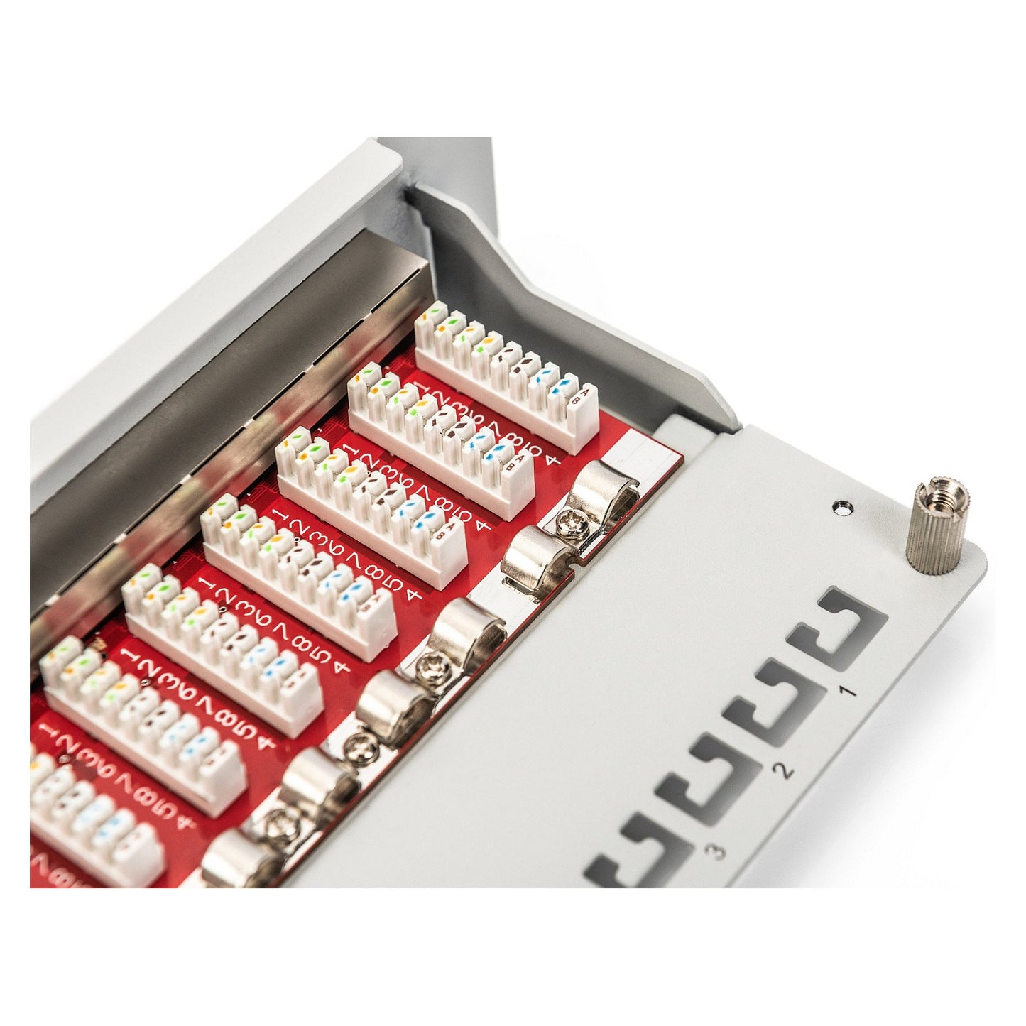 DIGITUS Cat.6A Patch Panel, geschirmt, 12-Port, 10", grau