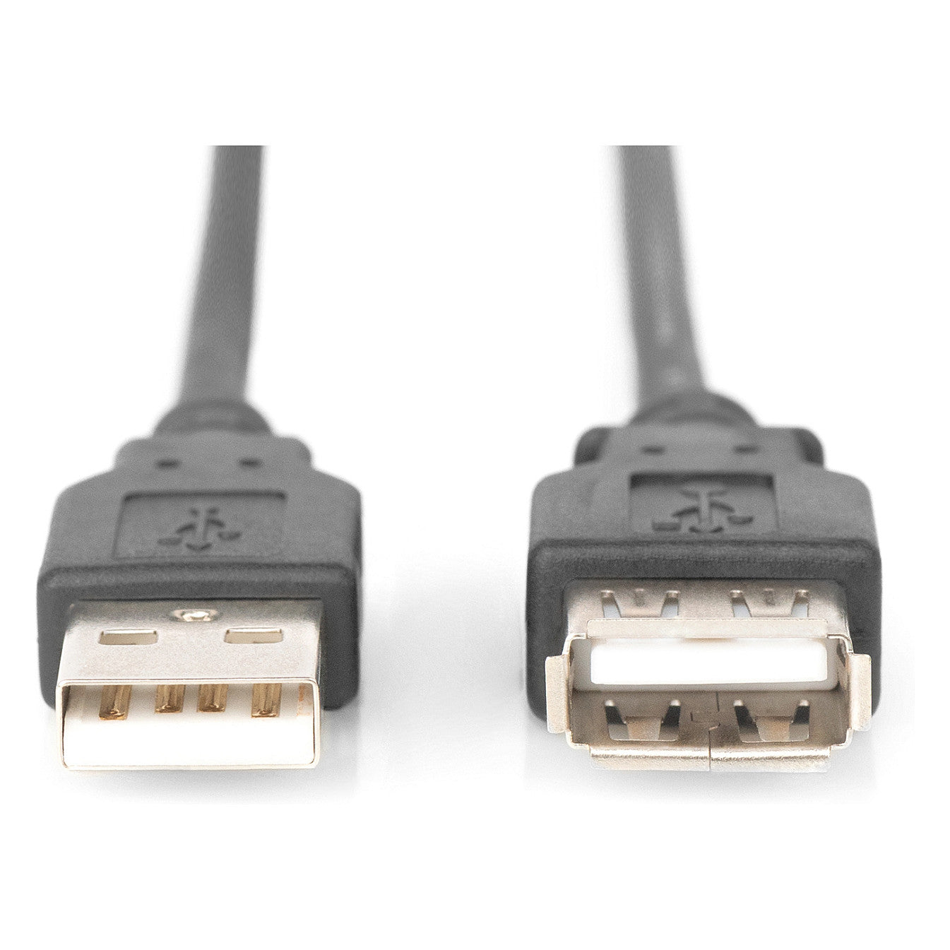 DIGITUS USB 2.0 Verlängerungskabel Typ A -A St/Bu 5.0m schw