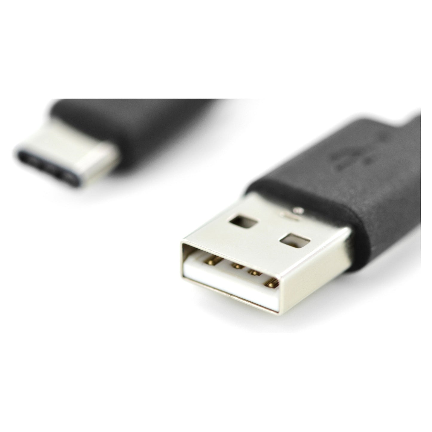 DIGITUS USB 2.0 Anschlusskabel Typ C -A St/St 1.0m, sw