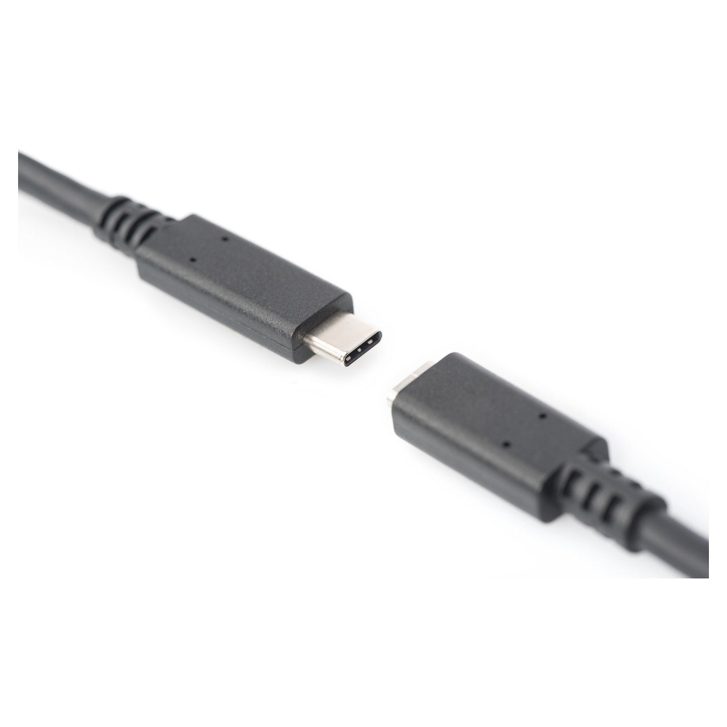 DIGITUS USB 2.0 Verlängerungskabel Typ C -C St/Bu 2.0m, sw