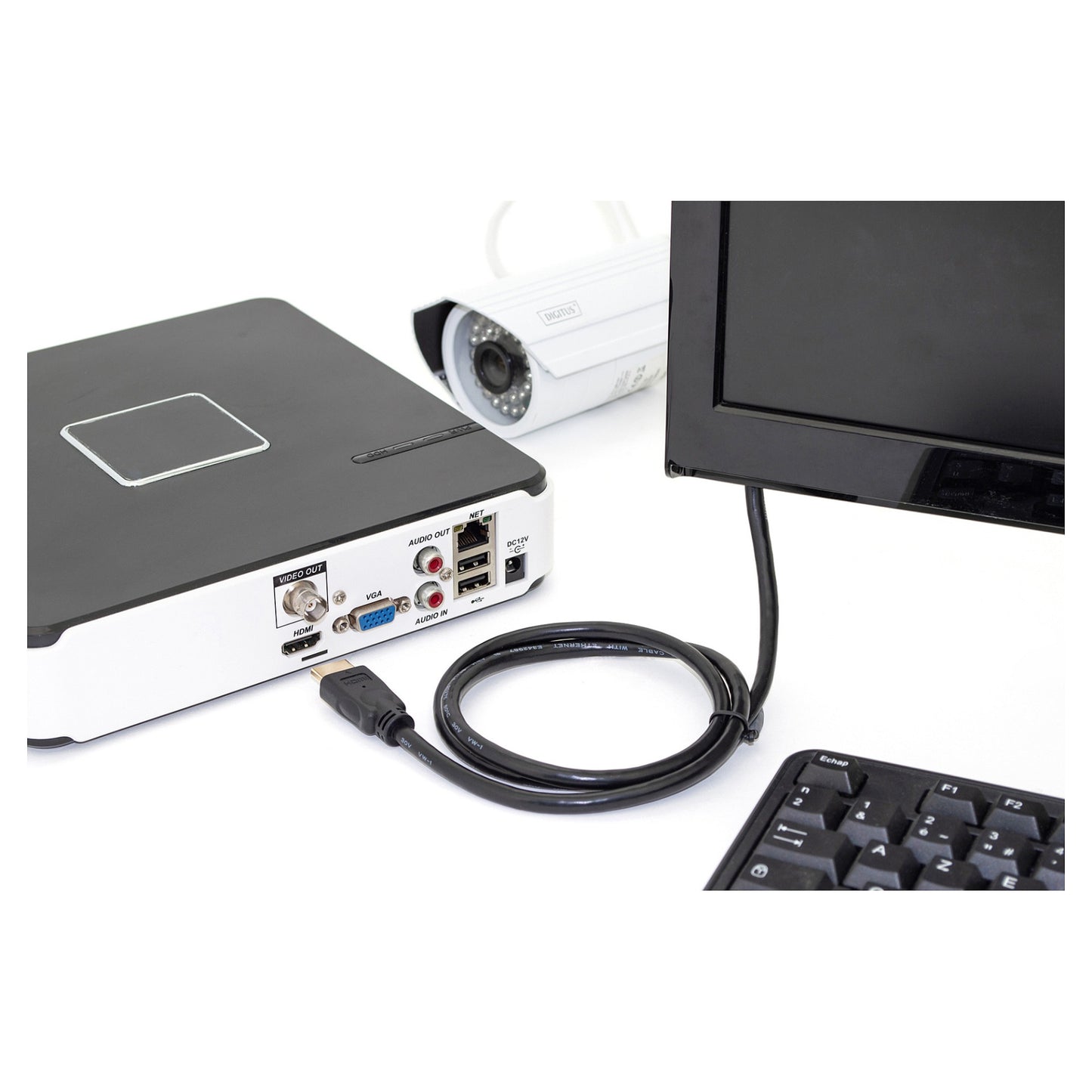 DIGITUS HDMI Anschlusskabel TypA 4K 60Hz Ethernet 5.0m