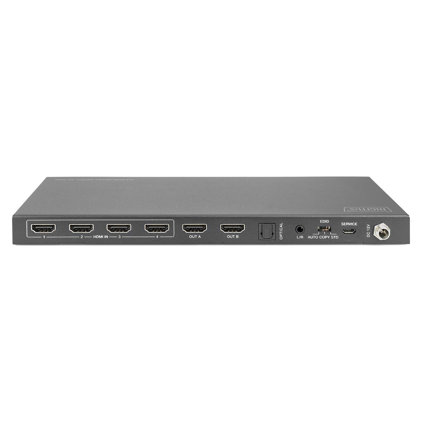 DIGITUS 4x2 HDMI Matrix Switch, 4K/60Hz