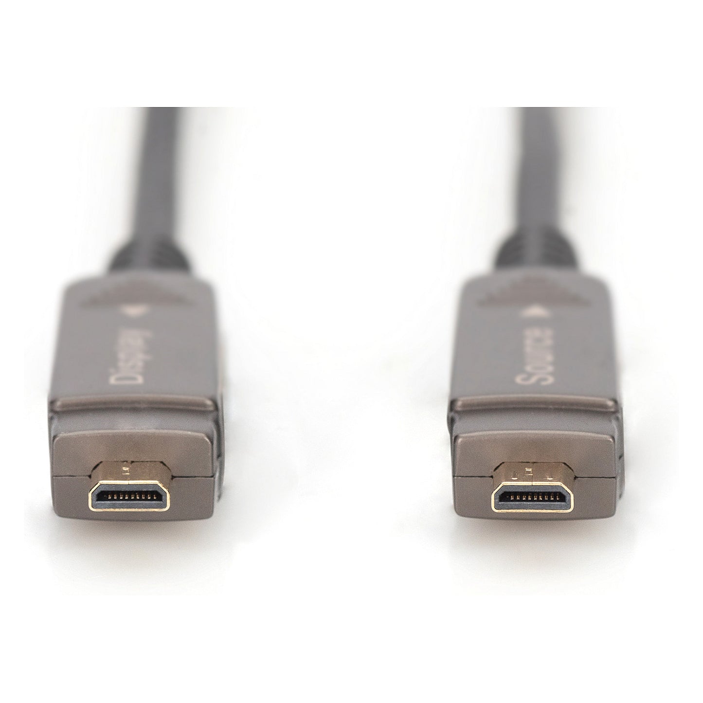 DIGITUS HDMI AOC Hybrid Glasfaserkabel 4K abnehmbar 30m schw