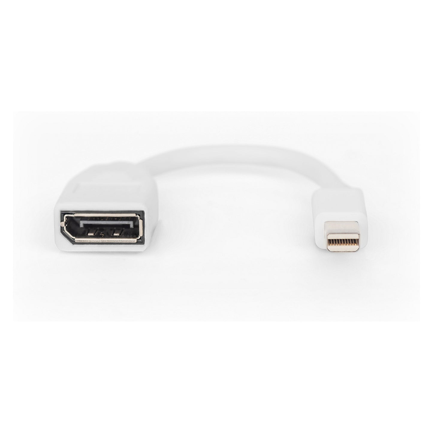 DIGITUS DisplayPort Kabel, mini DP - DP St./Bu. 0,15m weiß