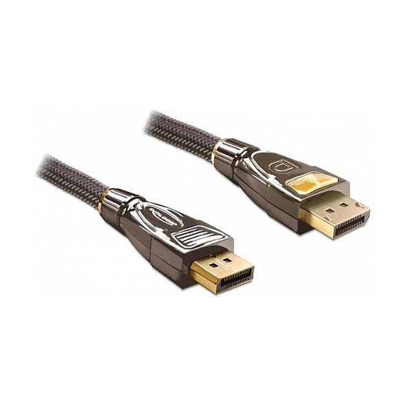 DELOCK Kabel DP St-St ger/ger. Premium 2m