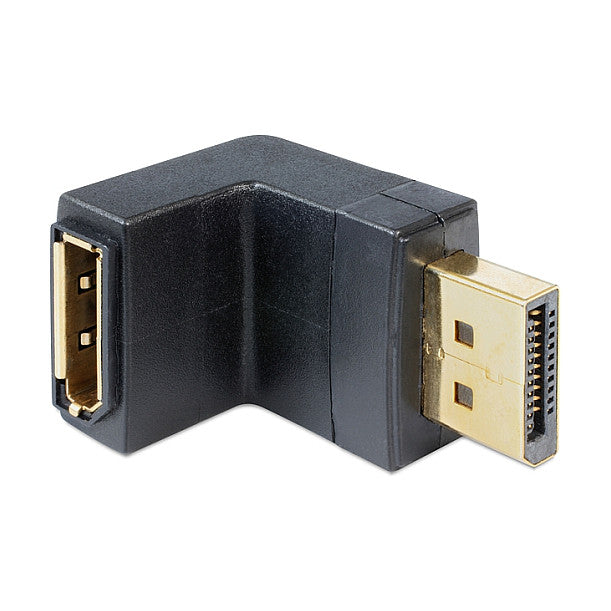 DELOCK Adapter DP-St > DP-Bu gewinkelt unten black