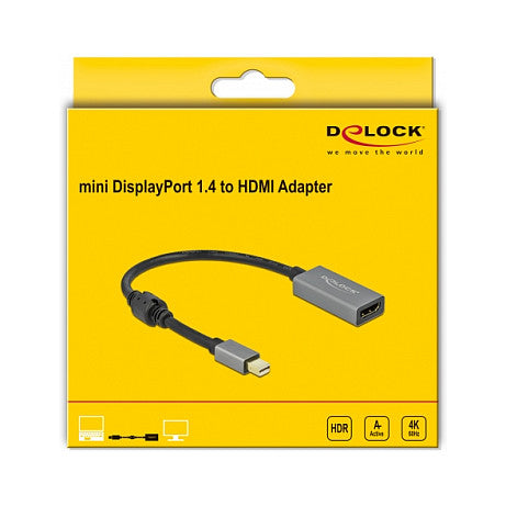 Aktiver mini DisplayPort 1.4 zu HDMI Adapter 4K 60 Hz (HDR)