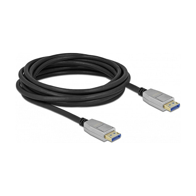 DELOCK DisplayPort 2.0 Kabel 10K 60Hz 54Gbps Metallgehuse 3m