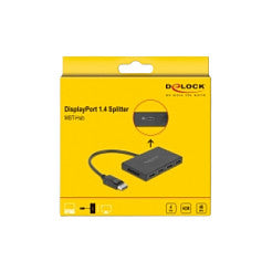 DisplayPort 1.4 Splitter 1 x DisplayPort in zu 4 x DisplayPort out