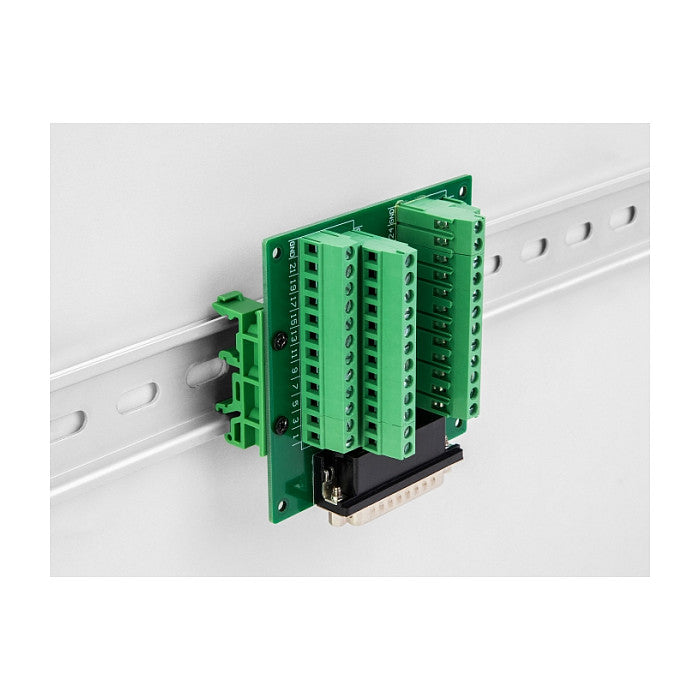 D-Sub HD 44 Pin Stecker zu Terminalblock für Hutschiene