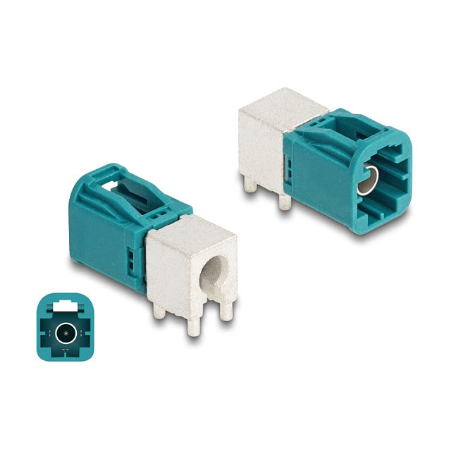DELOCK Mini FAKRA Stecker single gewinkelt A-Typ PCB