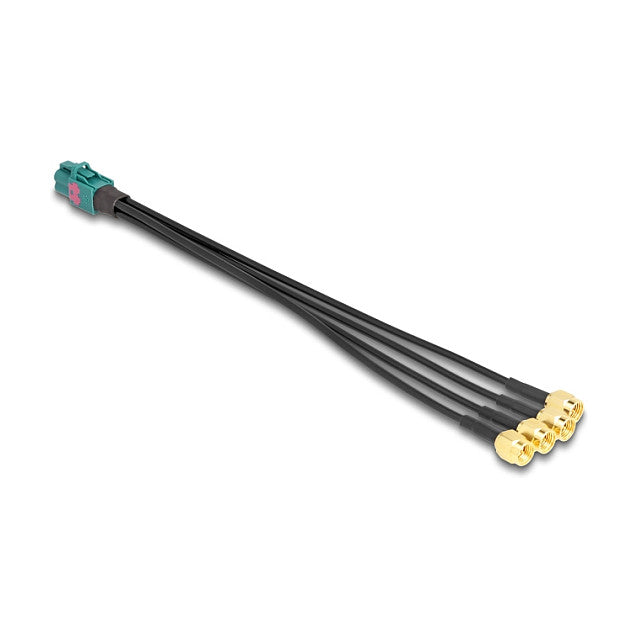 DELOCK Kabel Mini FAKRA Z Buchse quad zu 4 x SMA Stecker
