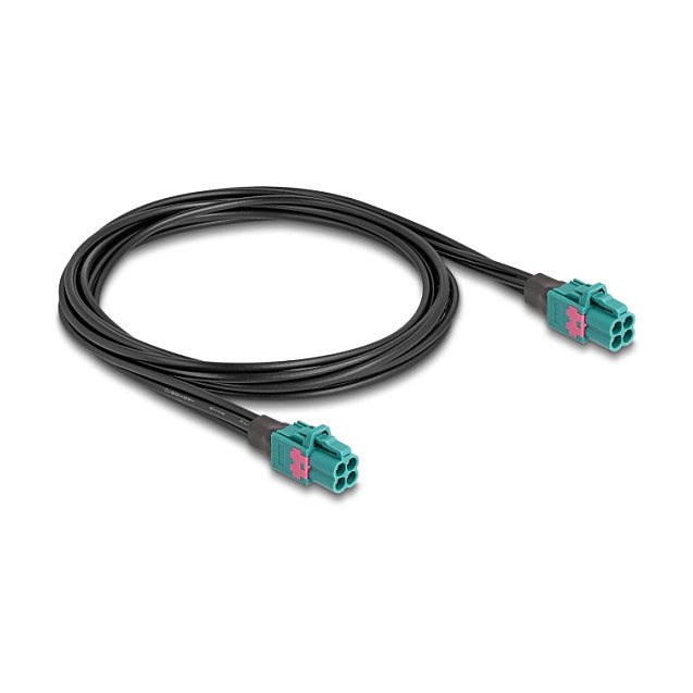 DELOCK Kabel Mini FAKRA Z Buchse quad zu Mini FAKRA Z Buchse quad