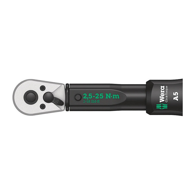 Wera Click-Torque A5 Drehmomentschlssel 2.5 - 25 Nm
