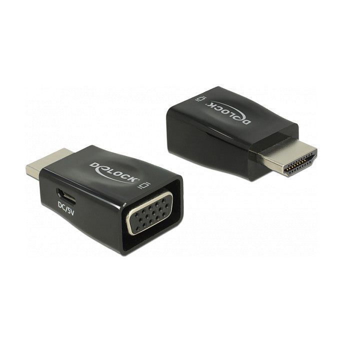 DELOCK Adapter HDMI-A Stecker > VGA Buchse