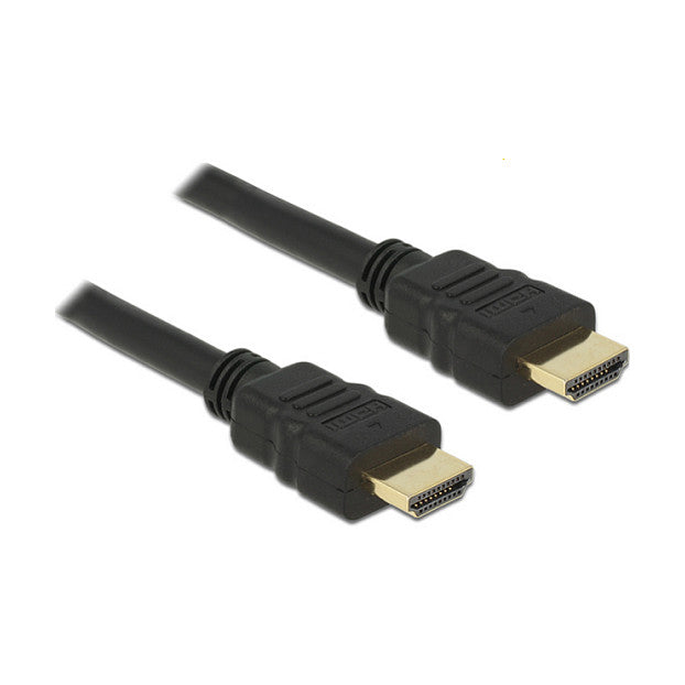 DELOCK Kabel HDMI A Stecker > HDMI A Stecker High Speed with Ethernet 4K 1.0 m