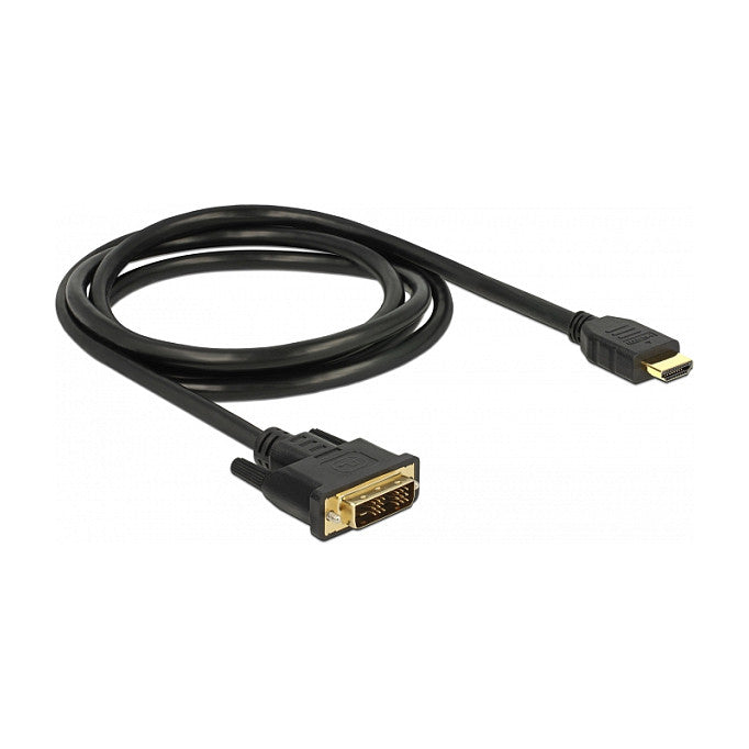 DELOCK Kabel DVI 18+1 Stecker > HDMI-A Stecker 1.5 m schwarz