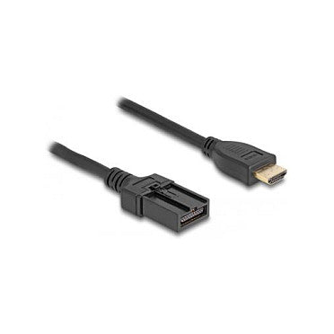 DELOCK HDMI Automotive Kabel HDMI-A Stecker auf HDMI-E Stecker 3m 4K 60 Hz