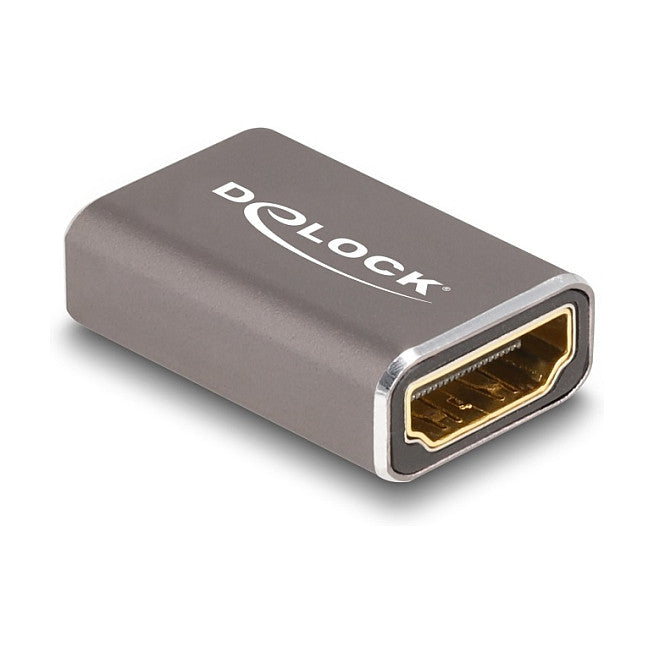 HDMI Adapter Buchse zu Buchse 8K 60 Hz grau Metall