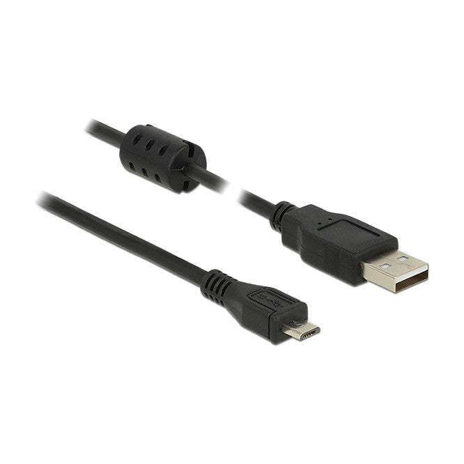 DELOCK USB Kabel A -> Micro-B St/St 2.00m schwarz