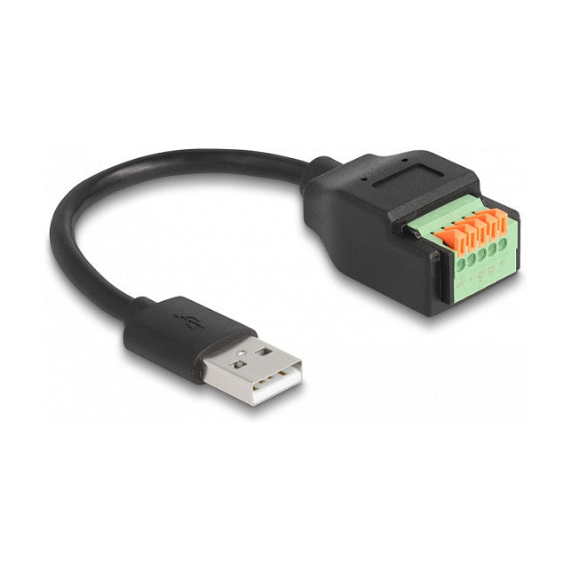 DELOCK USB 2.0 Kabel Typ-A St > Terminalblock Adapter 15cm