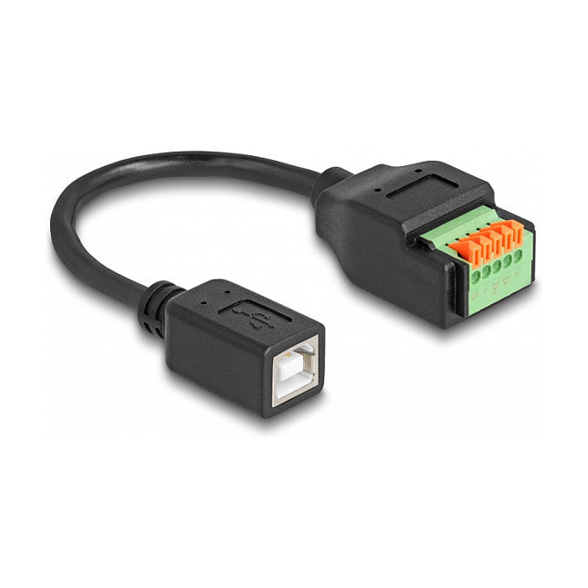 DELOCK USB 2.0 Kabel Typ-B Bu > Terminalblock Adapter 15cm