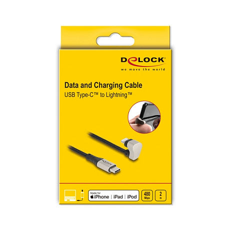 DELOCK USB 2.0 Kabel USB Type-C St > Lightning St 2m