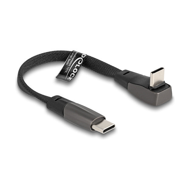 DELOCK USB 2.0 Kabel USB Type-C St > Type-C St gewinkelt 1m