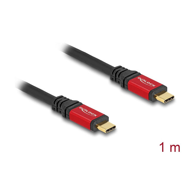 DELOCK USB 2.0 Kabel USB Type-C Stecker zu Stecker PD 3.1