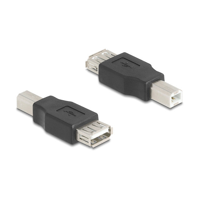 USB 2.0 Adapter USB Typ-B Stecker zu USB Typ-A Buchse
