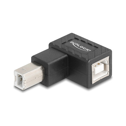 DELOCK Adapter USB 2.0 B Stecker zu B Buchse 90° gew. oben