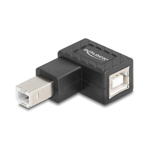 DELOCK Adapter USB 2.0 B Stecker zu B Buchse 90° rechts gew.