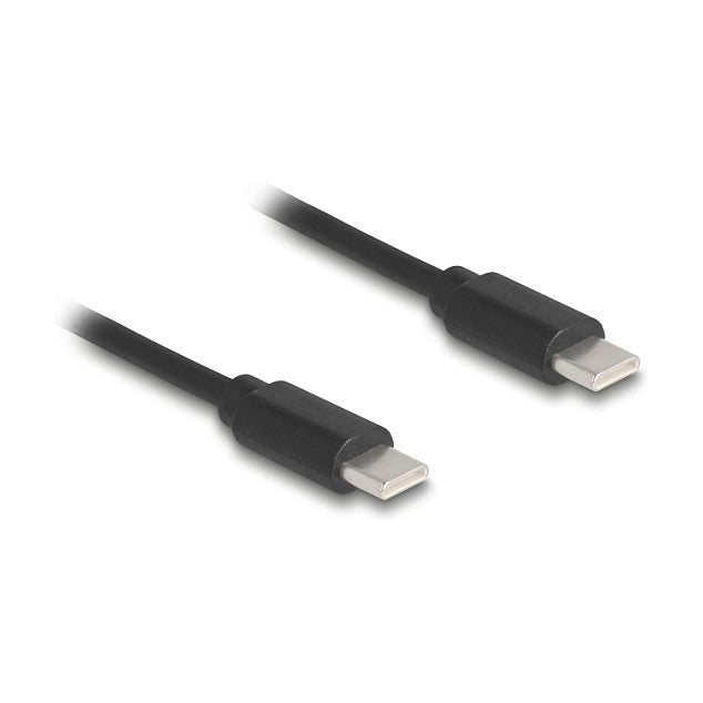 USB 2.0 Type-C™ Spiralkabel Stecker zu Stecker 0,45 m bis 0,75 m schwarz
