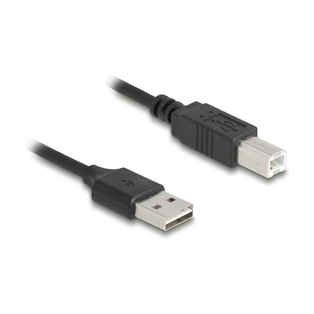 Delock Spiralkabel EASY-USB 2.0 Typ-A Stecker zu USB Typ-B