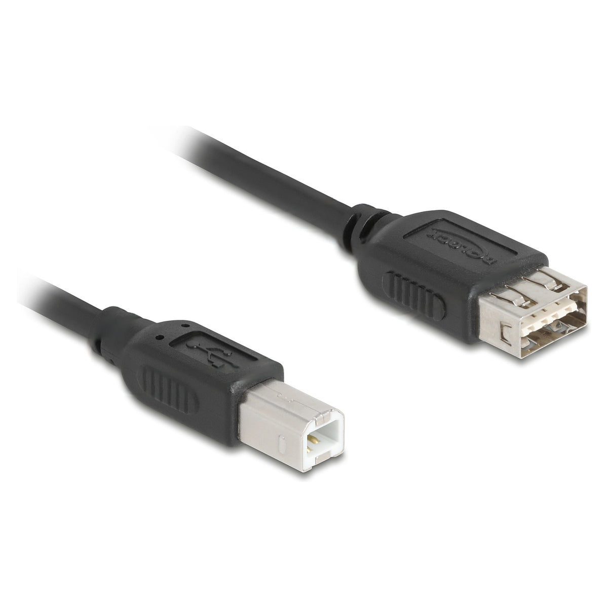 USB 2.0 Kabel USB Typ-B Stecker zu EASY USB Typ-A Buchse 0,5 m