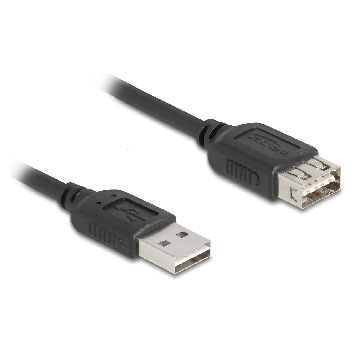 USB 2.0 Verlängerungskabel EASY USB Typ-A Stecker zu EASY USB Typ-A Buchse 2 m