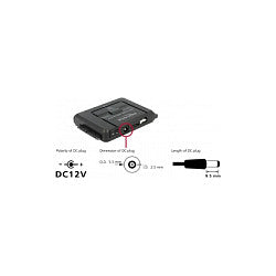Konverter USB 5 Gbps zu SATA 6 Gb/s / IDE 40 Pin / IDE 44 Pin mit Backup Funktion