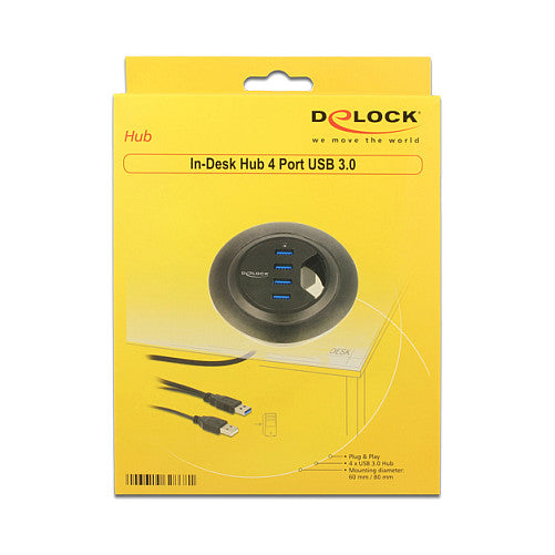 Tisch-Hub 4 Port USB 5 Gbps