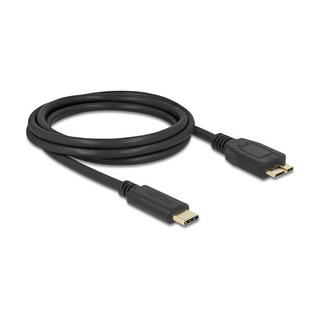 DELOCK USB 5 Gbps Kabel USB Type-C Stecker zu USB Typ Micro-B Stecker 2 m