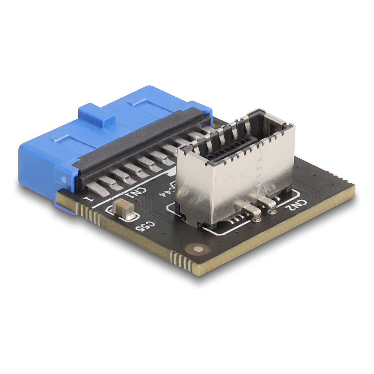 USB 5 Gbps Adapter Pfostenbuchse zu intern USB Typ-E Key A Buchse gewinkelt