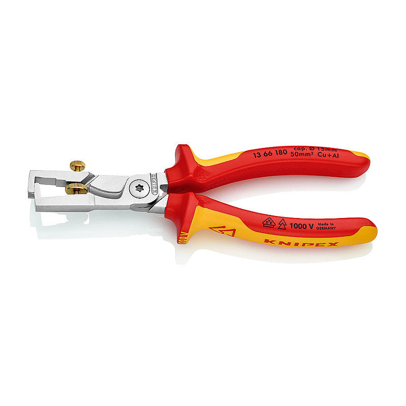 KNIPEX Kabelschere mit Abisolierfunktion