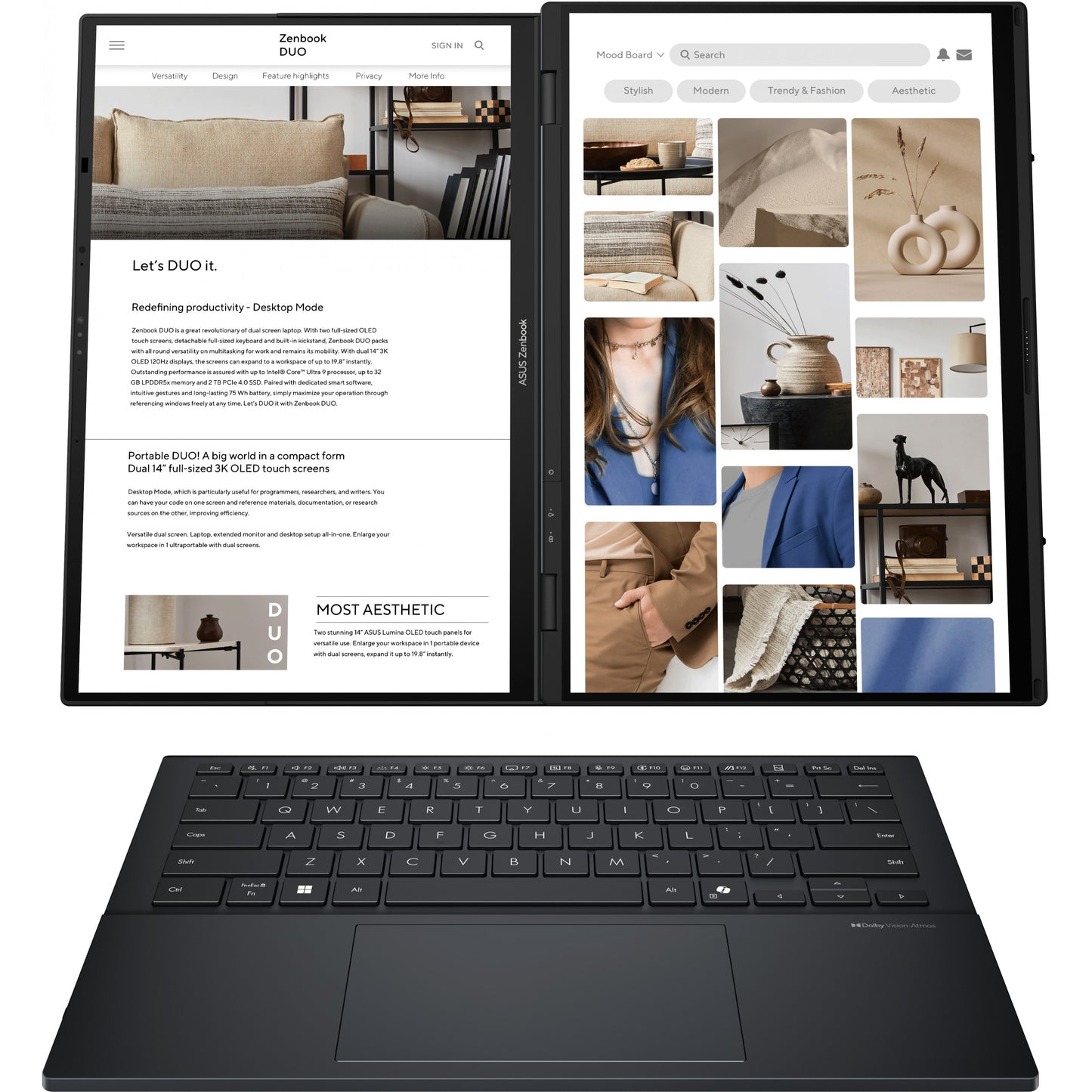 ASUS ZenBook Duo 14" U9-285H 32 1TB UX8406CA-QL203X W11P
