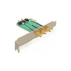 PCI Express x1 Karte > Mini PCIe Slot + 3 RP-SMA Anschlüsse