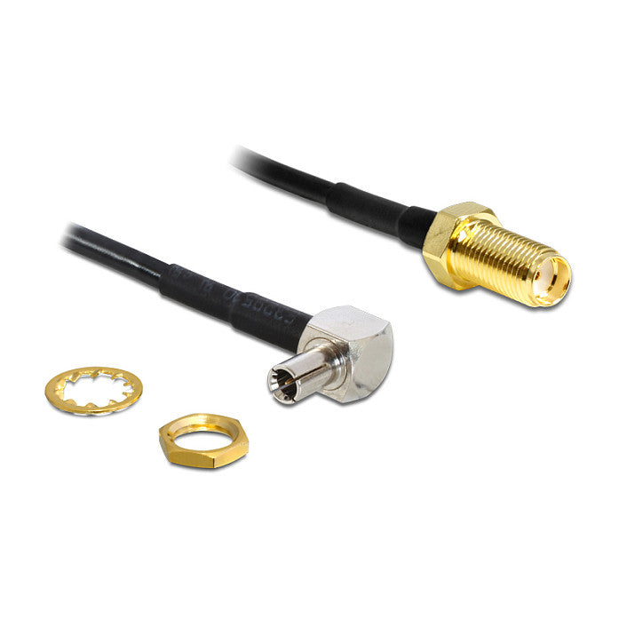 DELOCK HF SMA Buchse zum Einbau > TS-9 90 Stecker 170mm