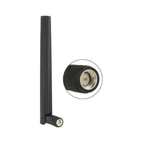 ZigBee Antenne Multi Bluetooth, GSM, LTE, UMTS, WLAN IEEE 802.11 b/g/n SMA 1 ~ 4,3 dBi omni Gelenk schwarz